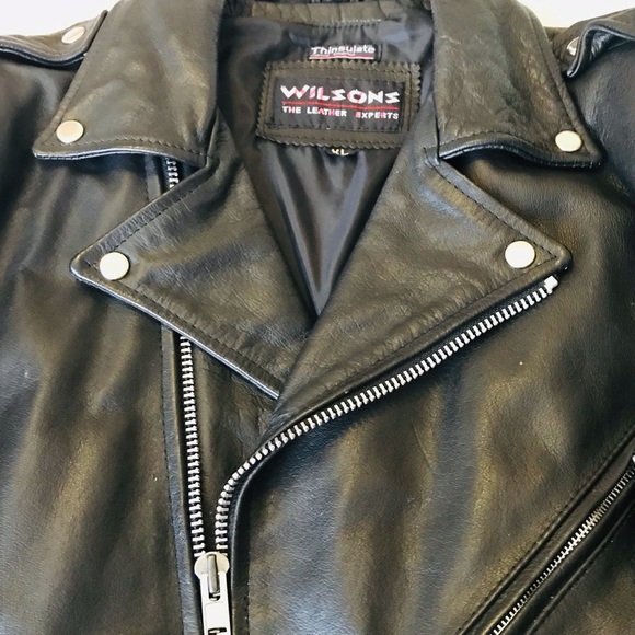Wilson’s Woman’s  Leather Motorcycle Jacket - Picture 3 of 8
